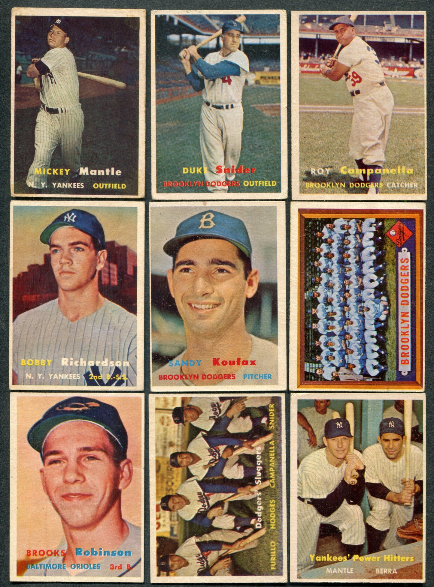 1957 Topps Baseball Complete Set (411) VG EX (26-026)