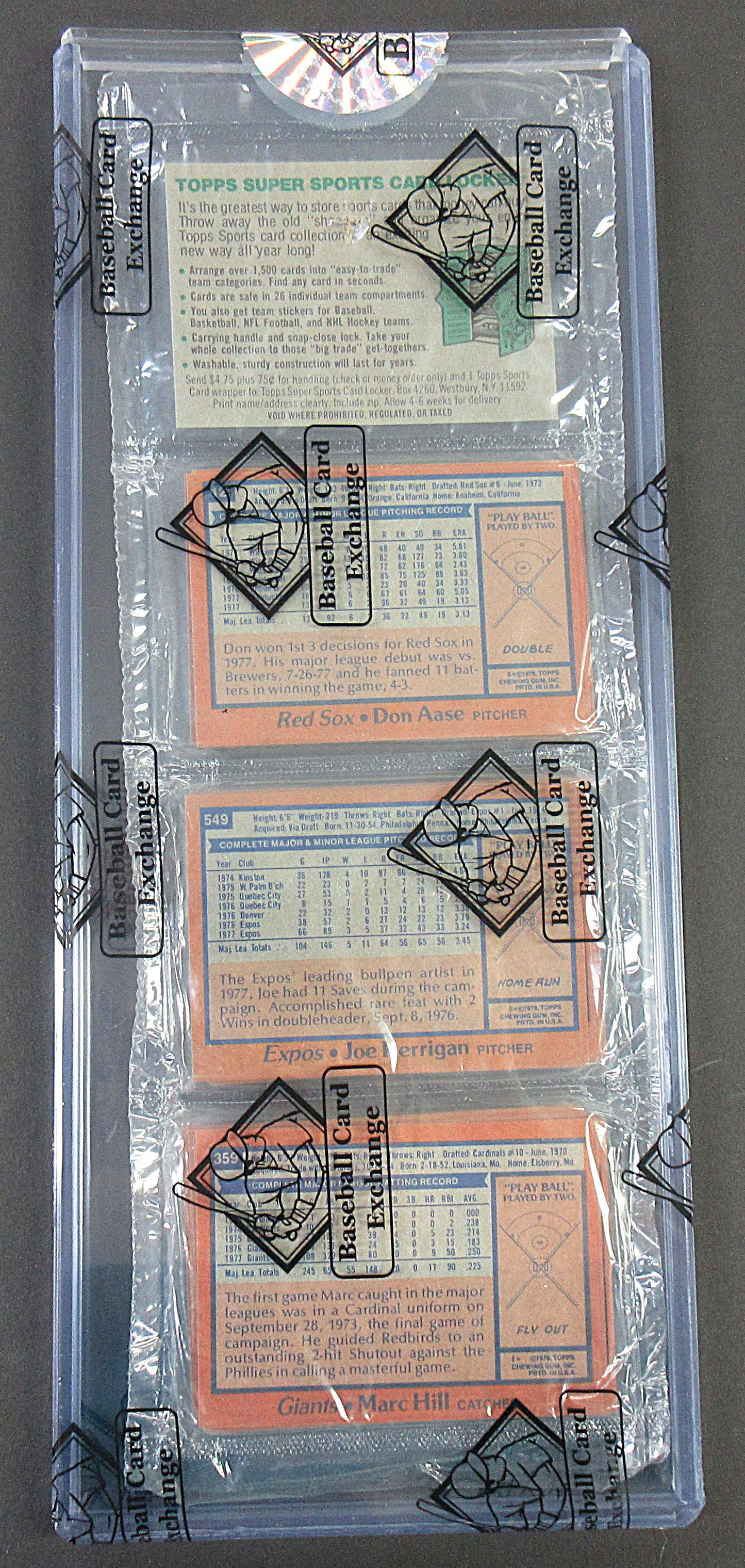 1978 Topps Baseball Unopened Rack Pack (Steve Carlton Top) (BBCE) (27785)