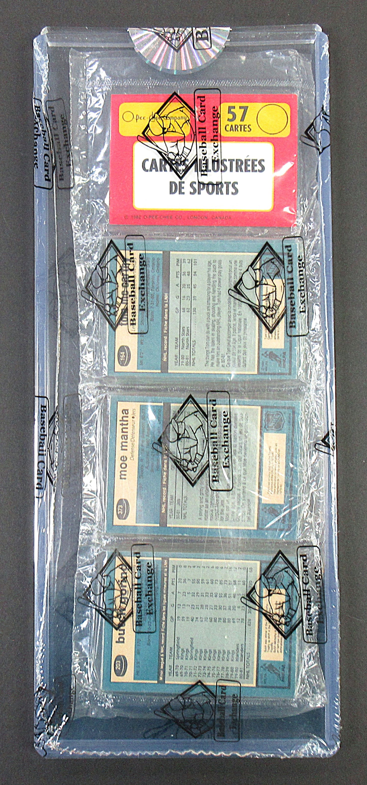 1981/82 OPC O-Pee-Chee Hockey Unopened Rack Pack (BBCE) (27786)