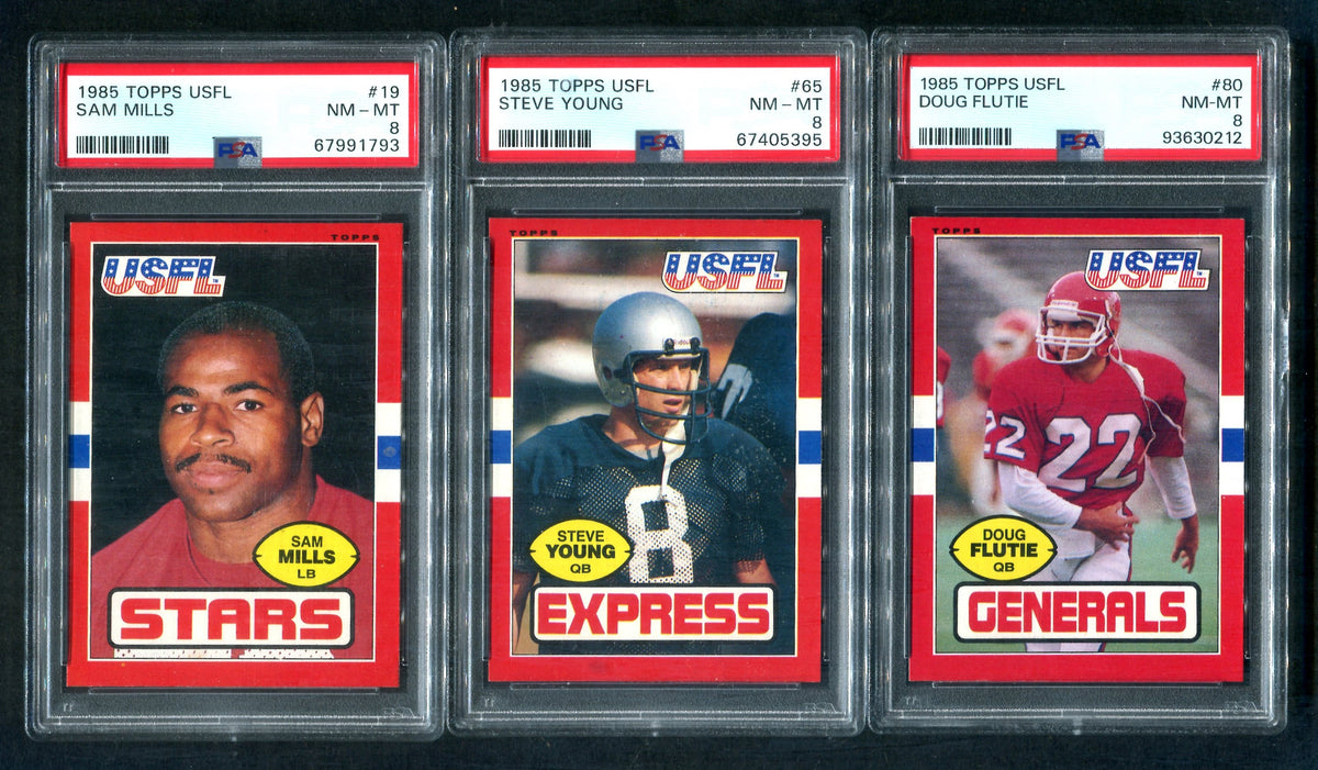 1985 Topps USFL Football Complete Set NM NM/MT (w/ PSA) (132)