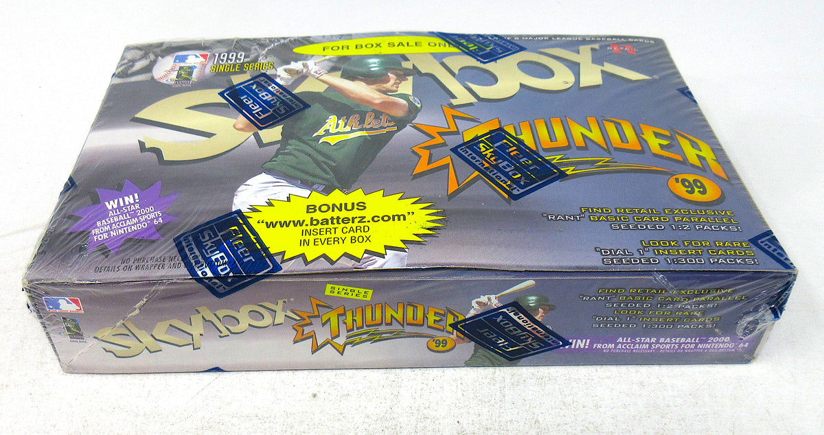 1999 Skybox Thunder Baseball Blaster Box (Retail) (12/8)