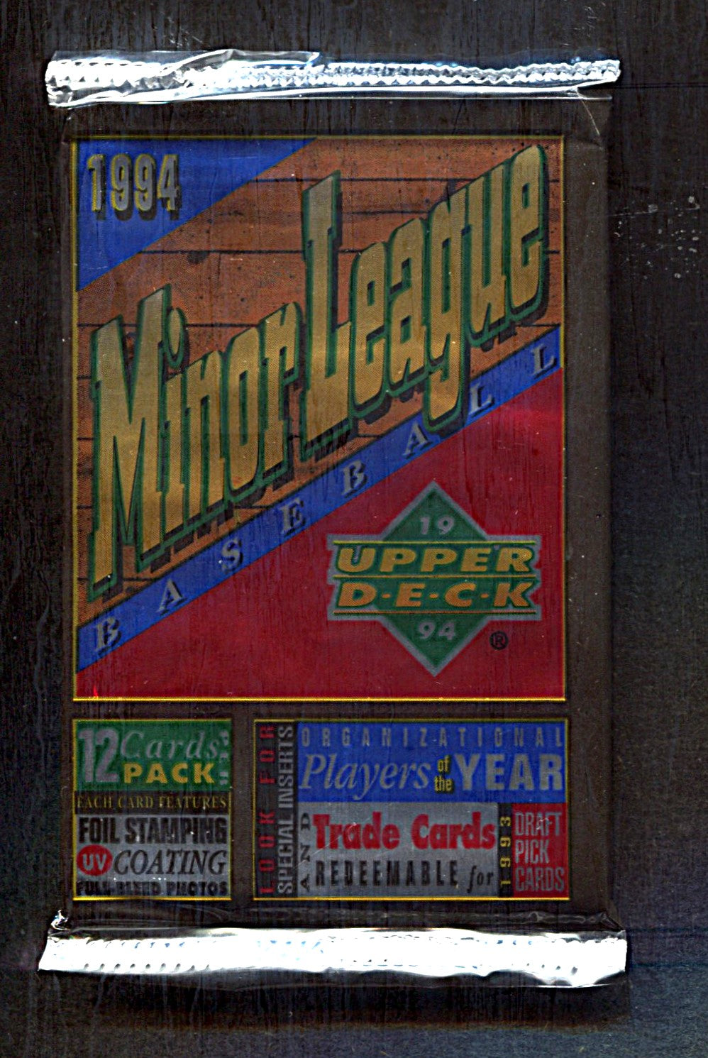 1994 Upper Deck Minor League Baseball Unopened Pack (12)