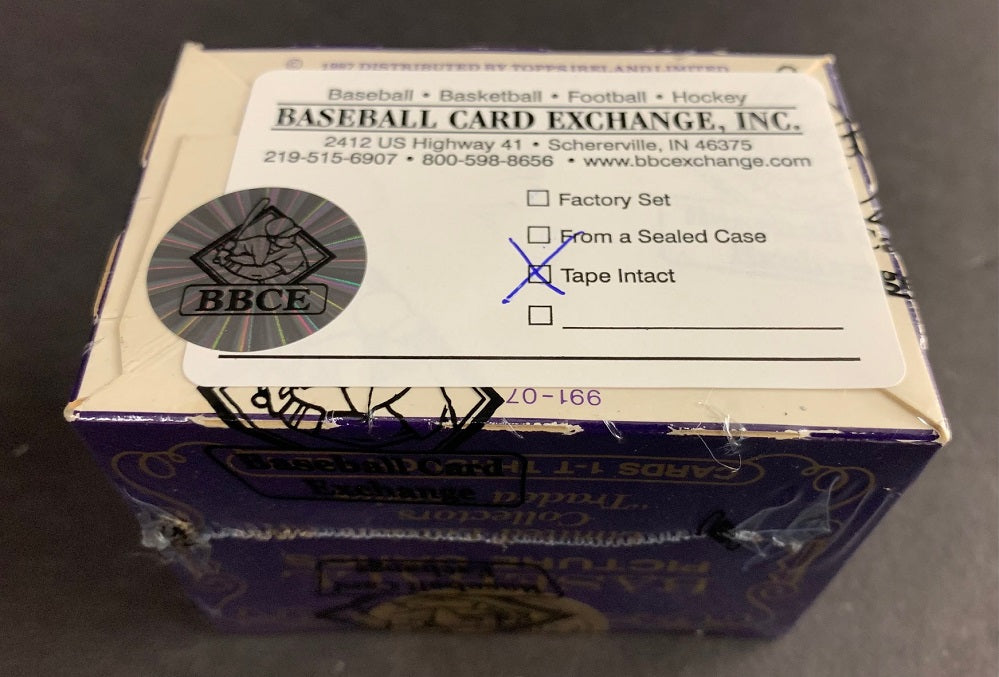 1987 Topps Baseball Traded Tiffany Factory Set (Sealed) (BBCE)