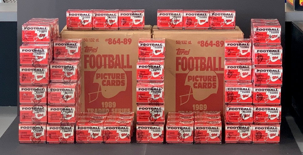 Flash Sale Friday:  (Lot of 4) 1989 Topps Football Traded Factory Sets (BBCE)