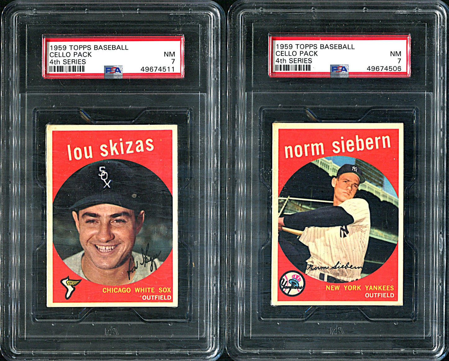 1959 Topps Baseball Unopened 4th Series Cello Box (PSA)
