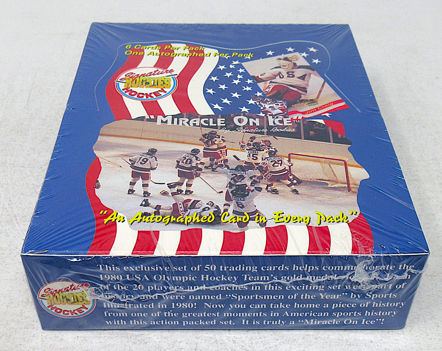 1995 Signature Rookies Miracle on Ice Hockey Box (/6)