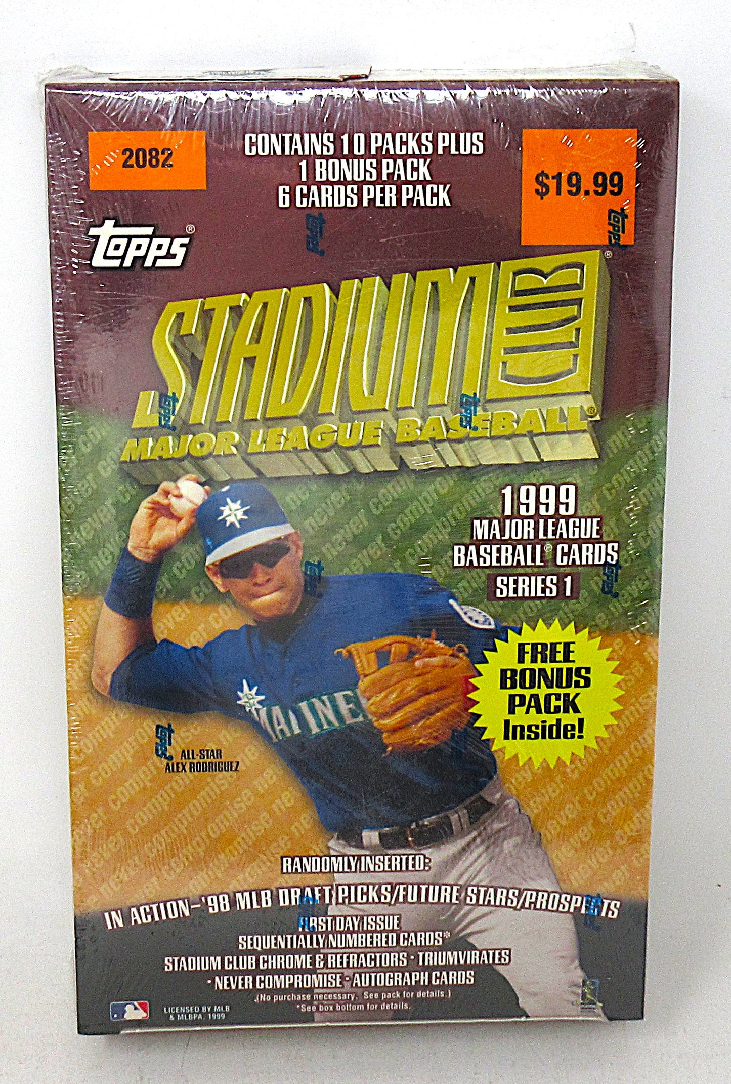1999 Topps Stadium Club Baseball Series 1 Blaster Box (11/6)