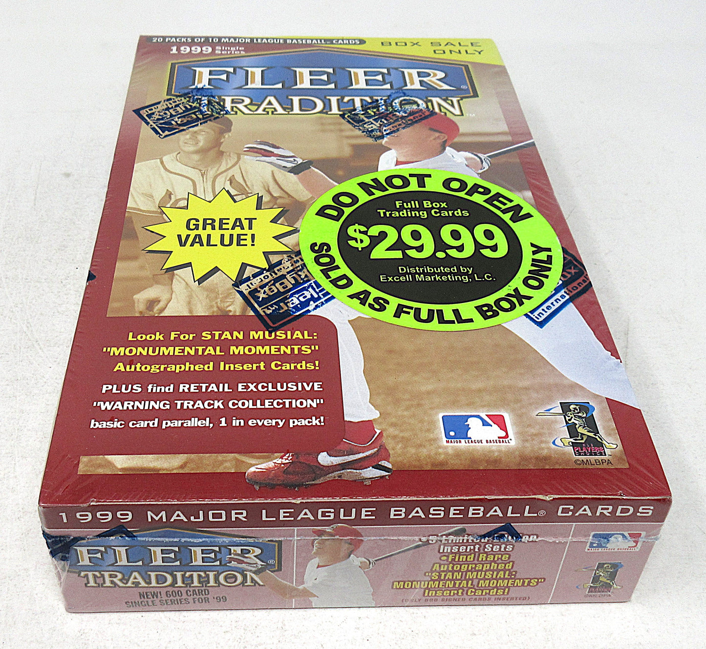 1999 Fleer Tradition Baseball Blaster Box (20/10)