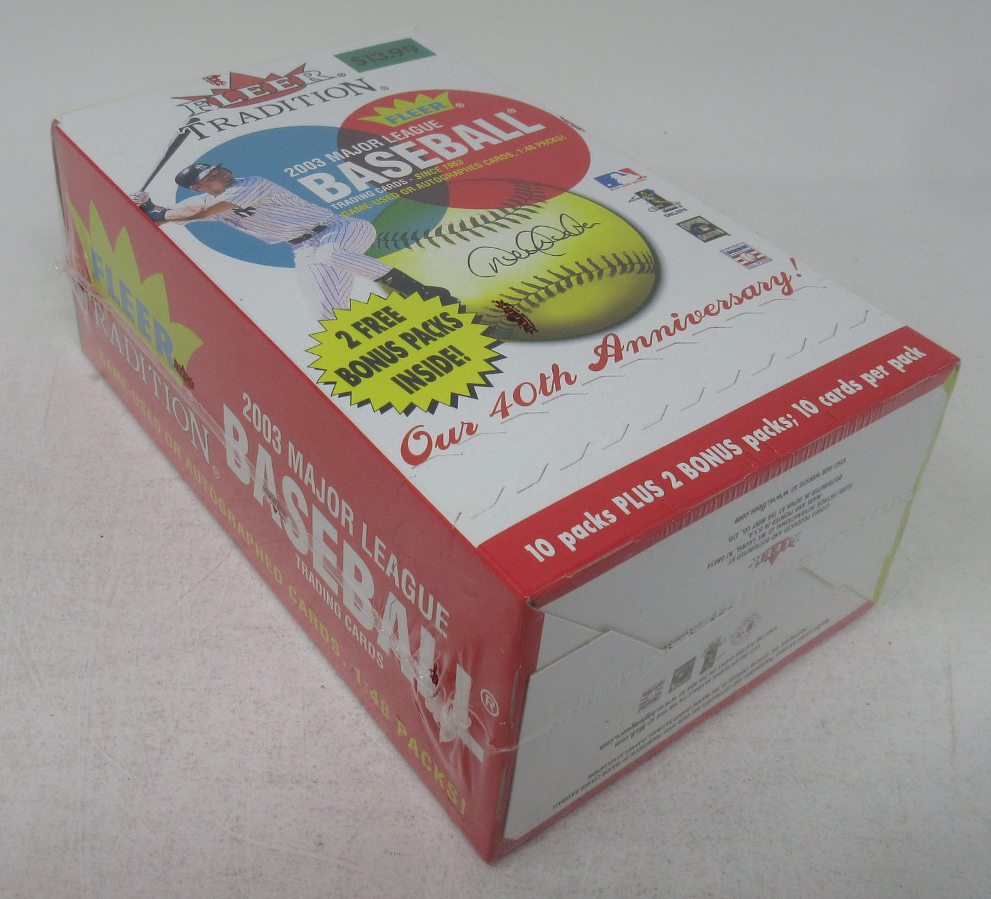 2003 Fleer Tradition Baseball Blaster Box (12/10)