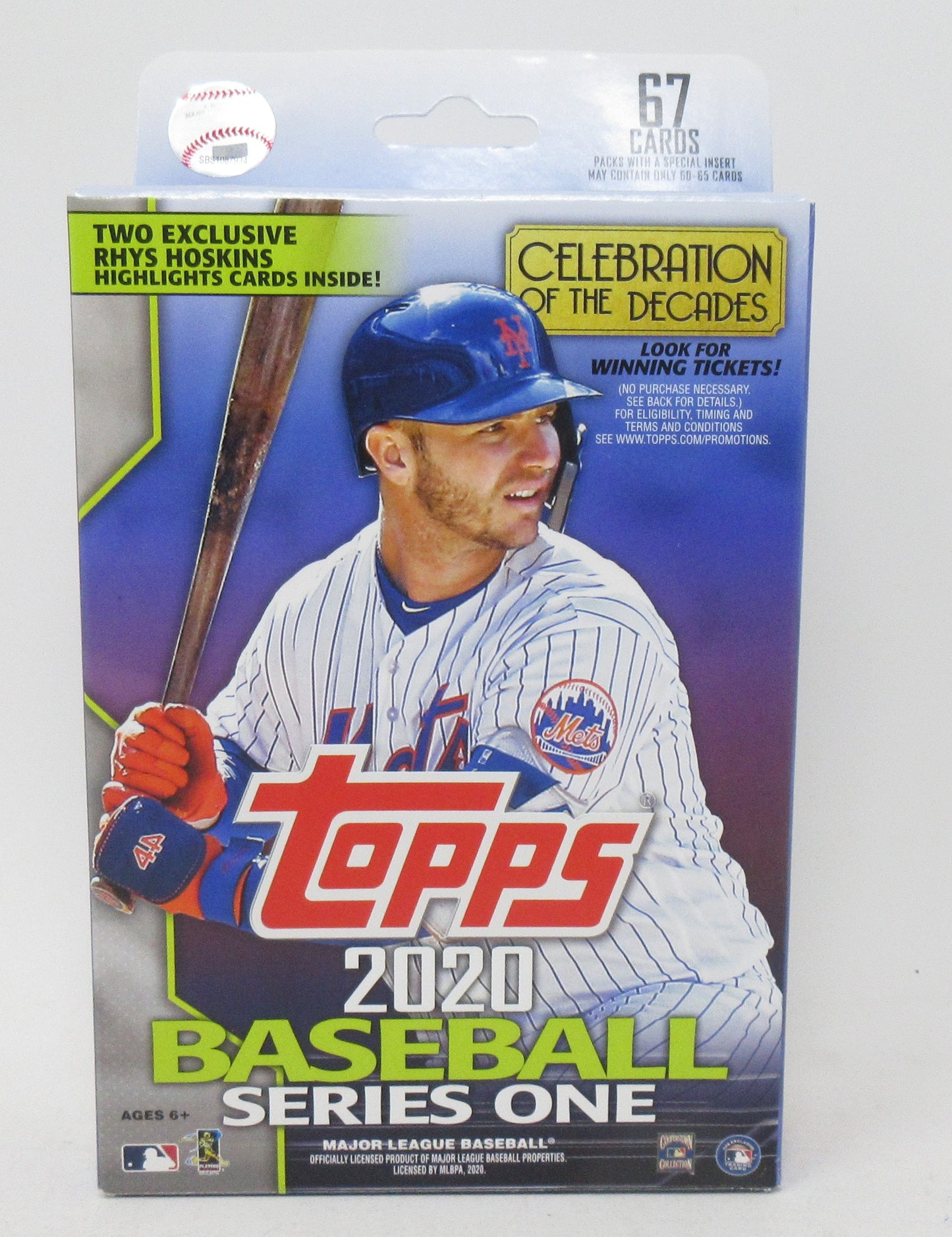 2020 Topps Baseball Series 1 Hanger Box (67 Cards) (Rhys Hoskins)