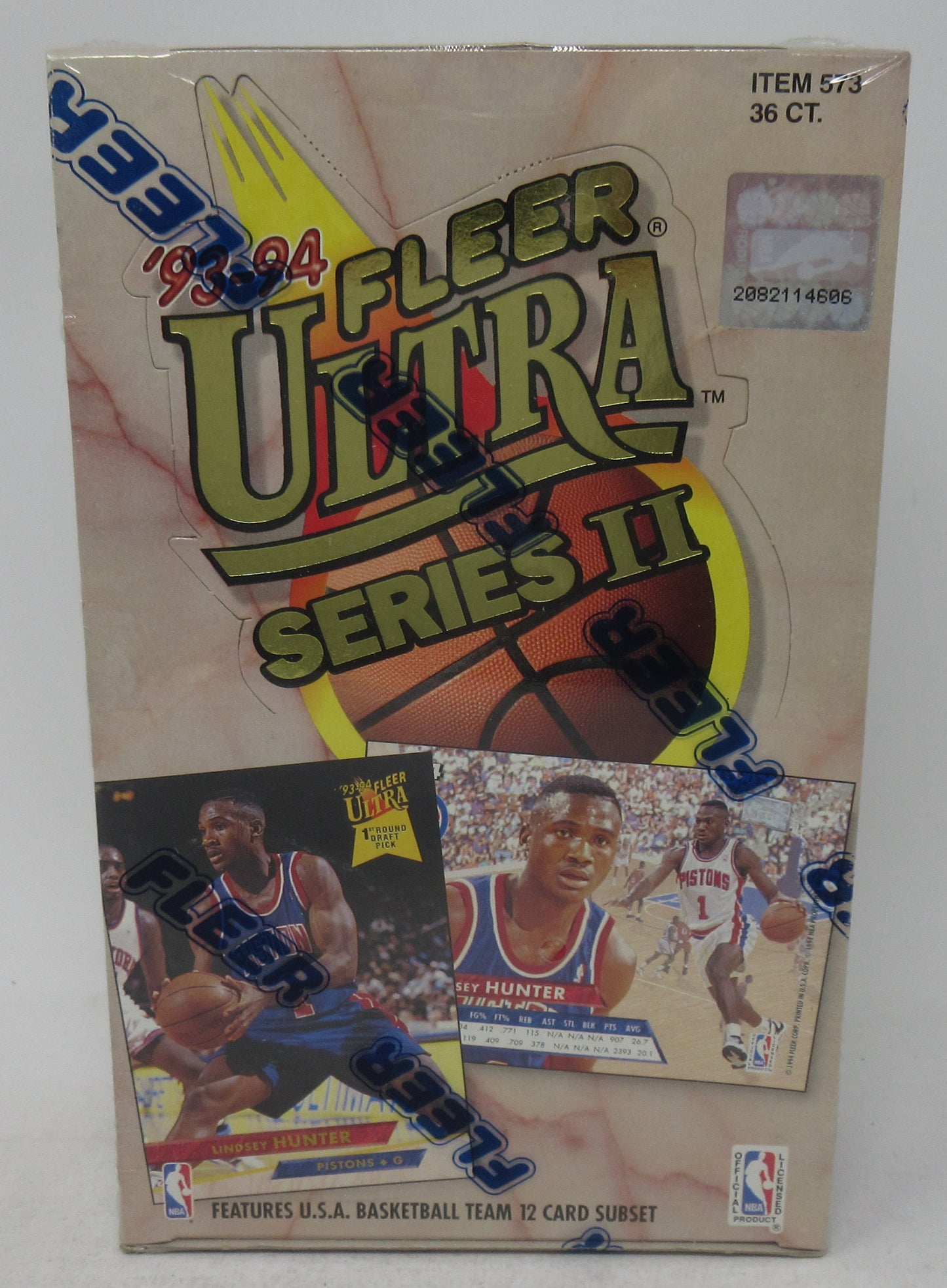 1993/94 Fleer Ultra Basketball Series 2 Box (36/14)