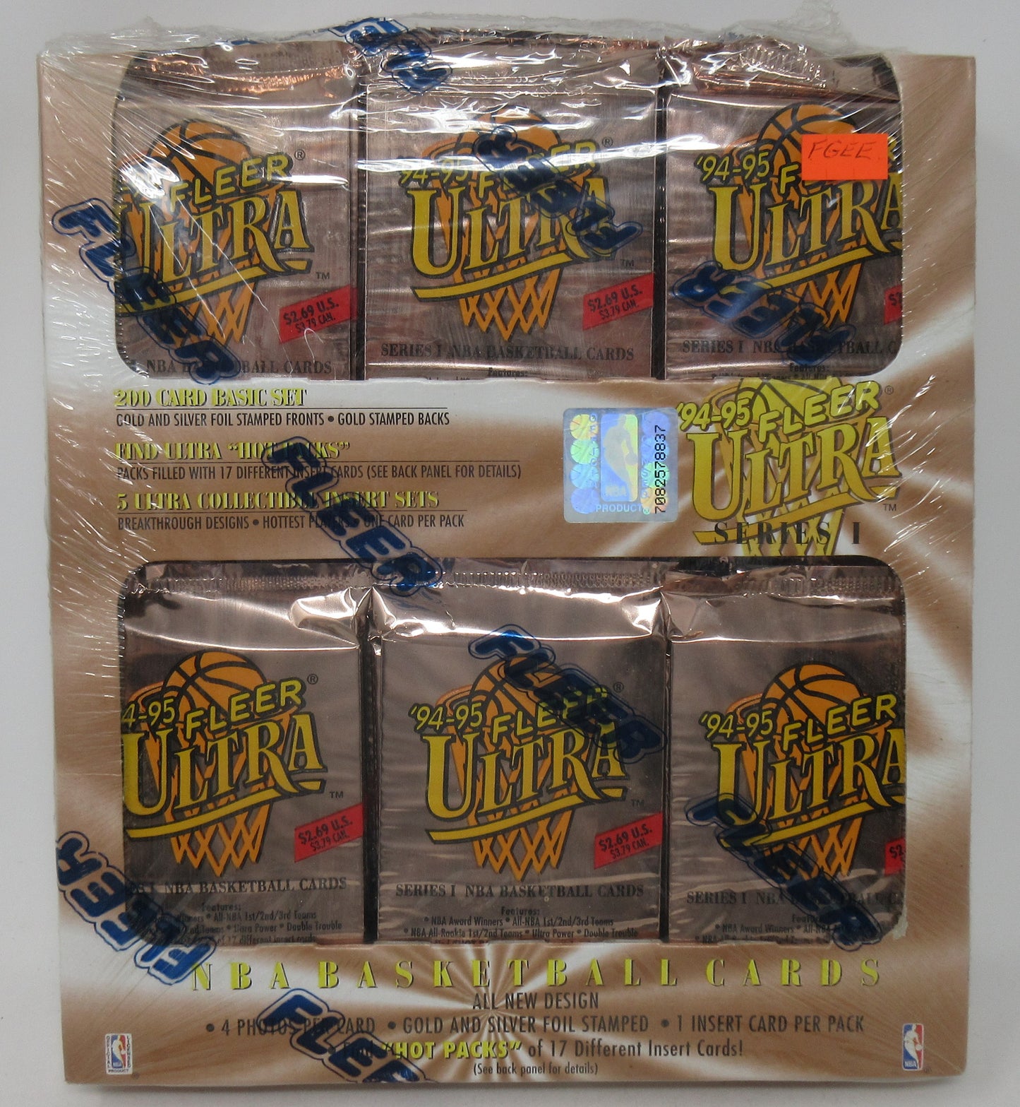 1994/95 Fleer Ultra Basketball Series 1 Box (Magazine) (36/17)
