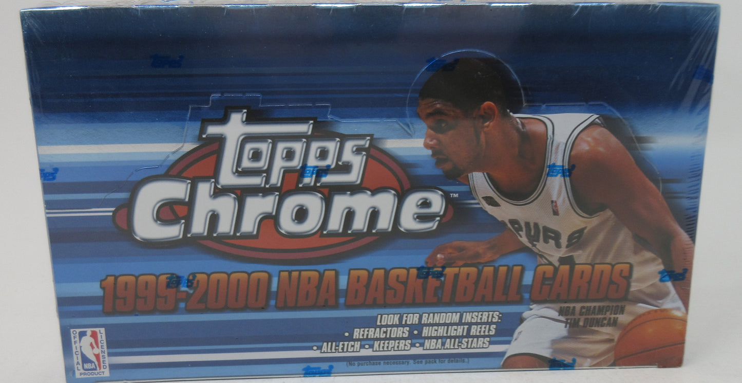 1999/00 Topps Chrome Basketball Box (Retail) (24/4)