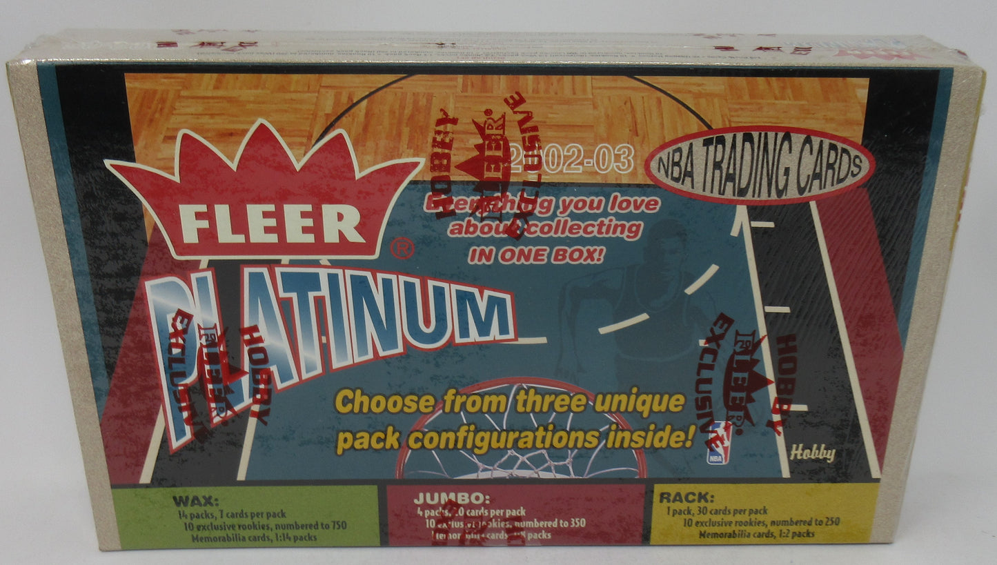 2002/03 Fleer Platinum Basketball Box (Hobby)