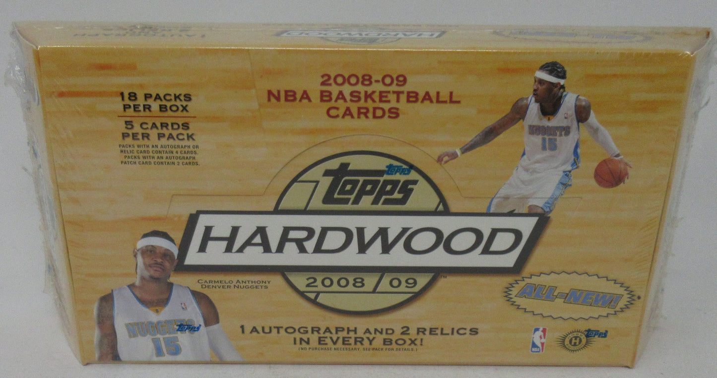 2008/09 Topps Hardwood Basketball Box (Hobby) (18/5)