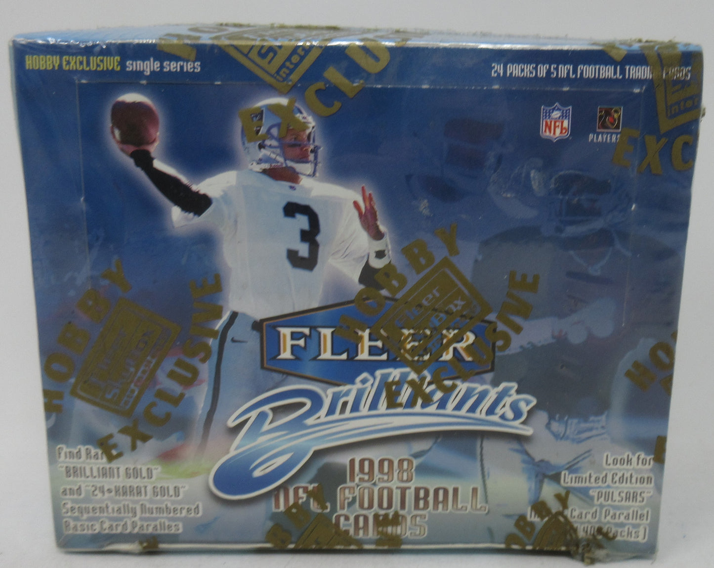 1998 Fleer Brilliants Football Box (Hobby) (24/5)