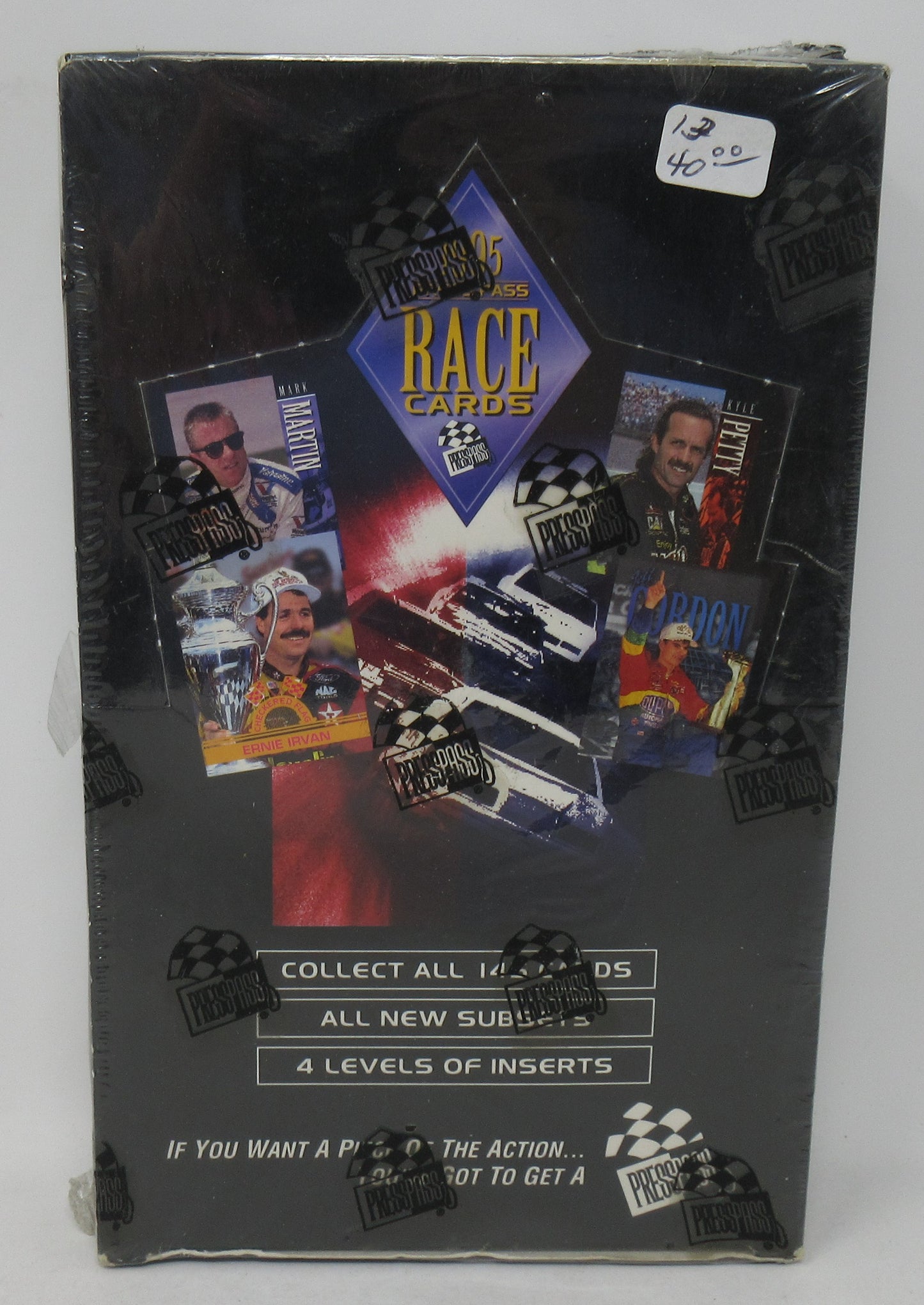1995 Press Pass Racing Race Cards Box (36/10)