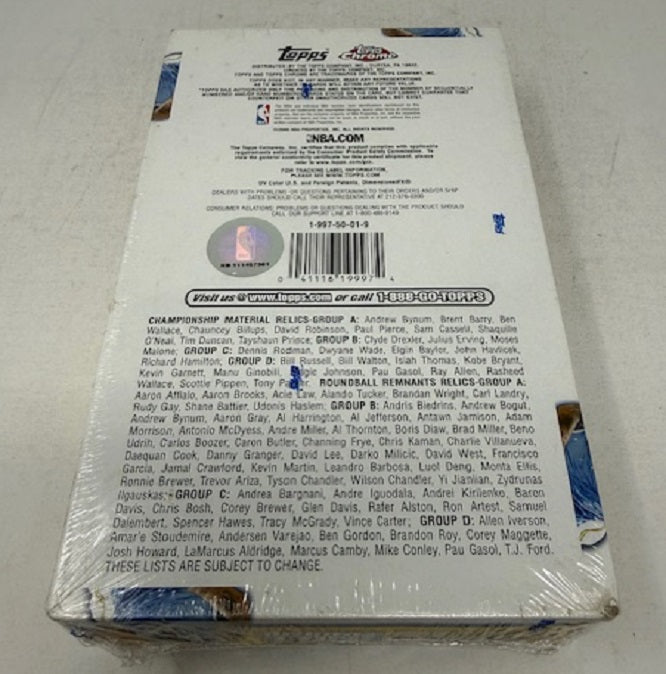 2009/10 Topps Basketball Box (Hobby) (36/10)