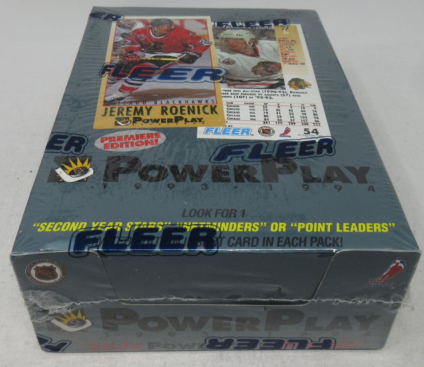 1993/94 Fleer Power Play Hockey Series 1 Box (36/12)