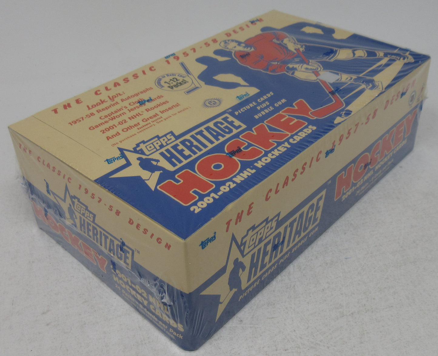 2001/02 Topps Heritage Hockey Box (Hobby) (24/8)