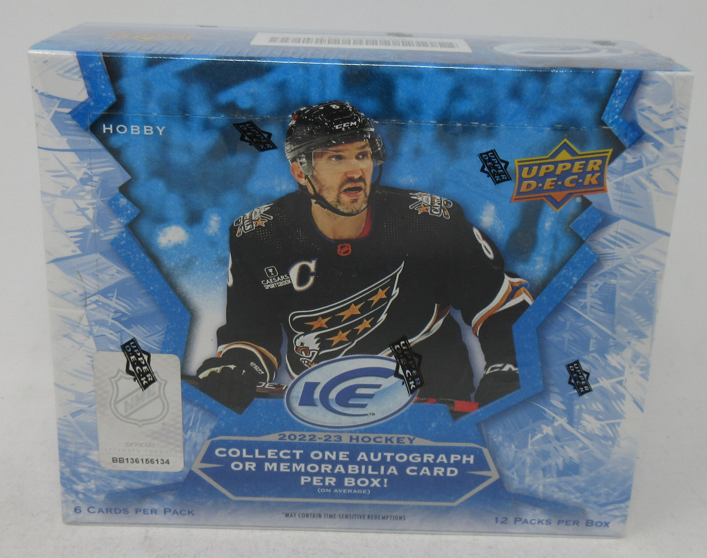 2022/23 Upper Deck Ice Hockey Box (Hobby) (12/6)