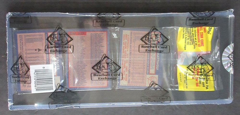 1984 Topps Baseball Unopened Rack Pack (BBCE) (Mattingly Back)