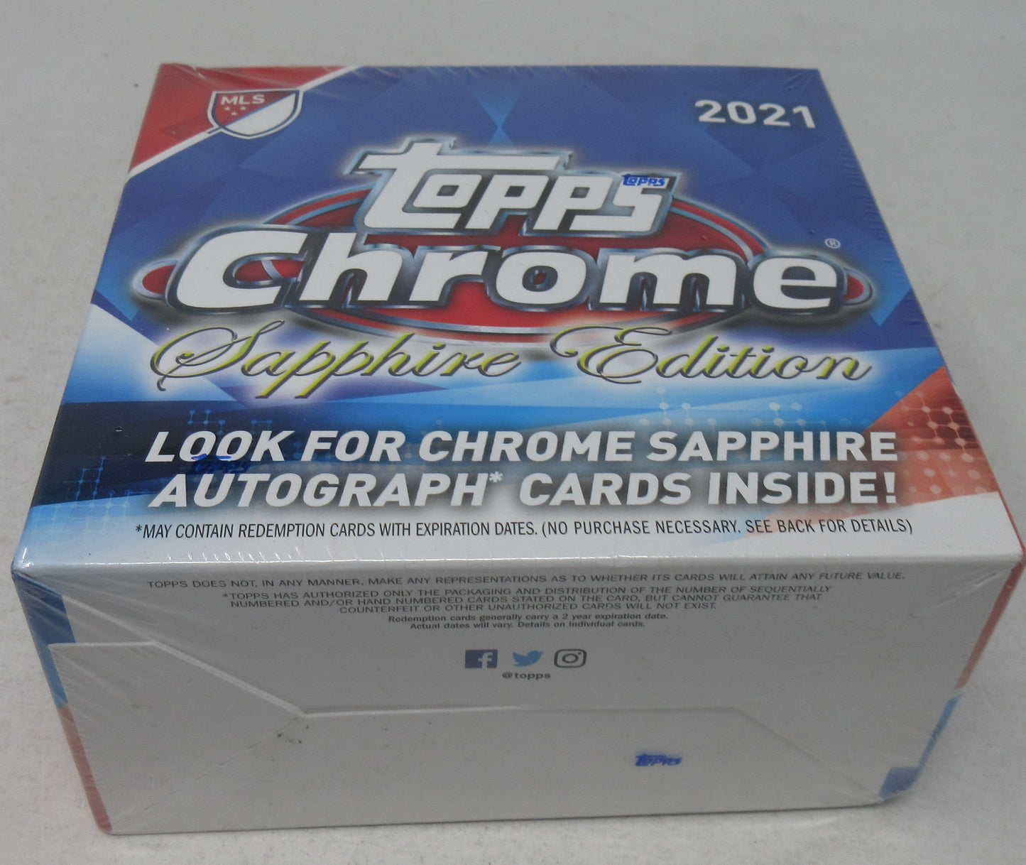 2021 Topps Chrome MLS Soccer Sapphire Edition Box (Hobby) (4/8)