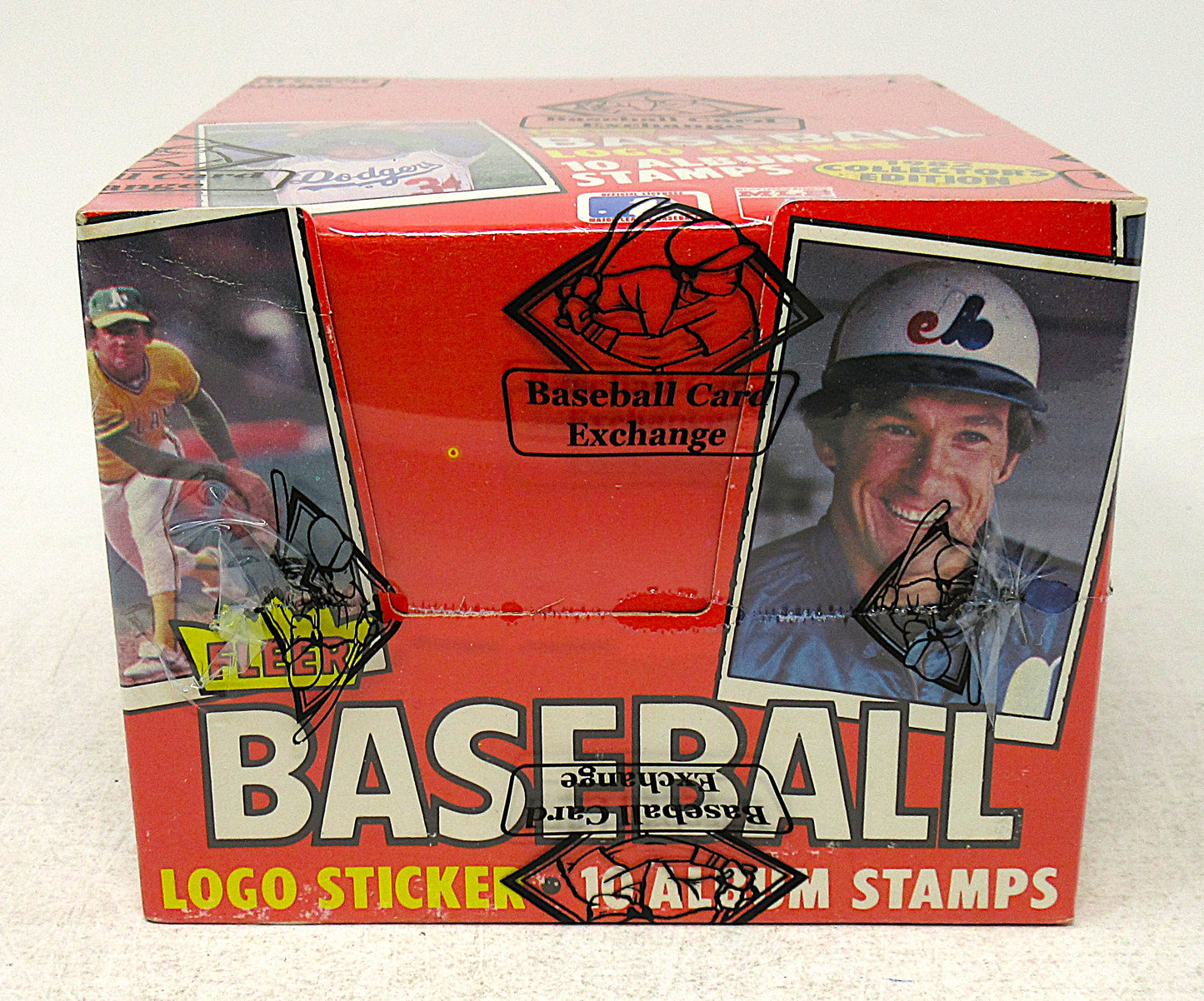 1982 Fleer Baseball Stamps and Stickers Box (BBCE)