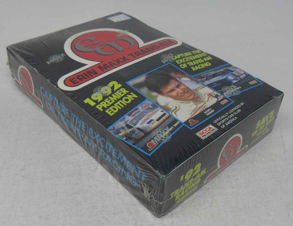1992 Erin Maxx Trans-Am SCCA Pro Racing Race Cards Box