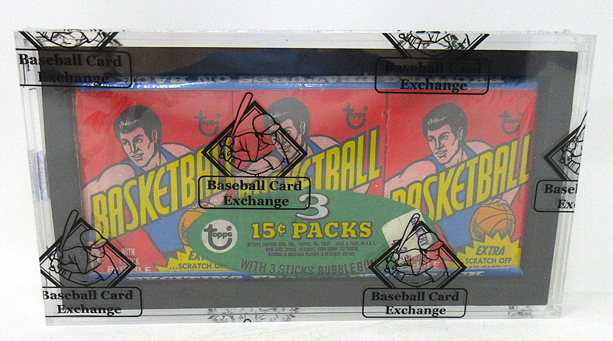 1974/75 Topps Basketball Unopened Wax Tray (BBCE)