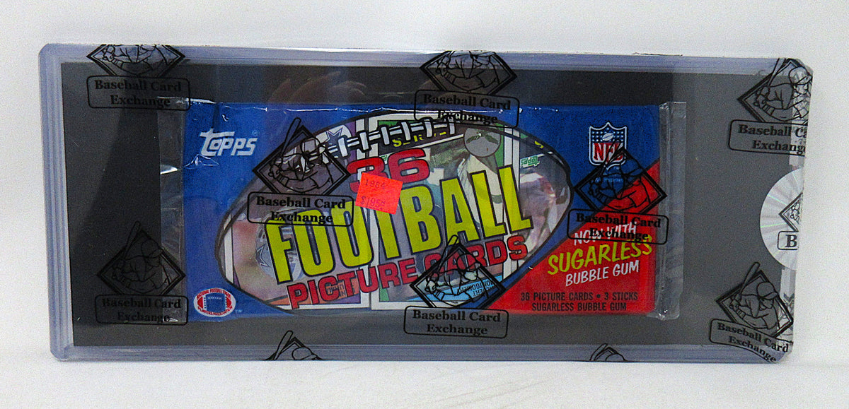 1984 Topps Football Unopened Grocery Rack Pack (BBCE) (PS)