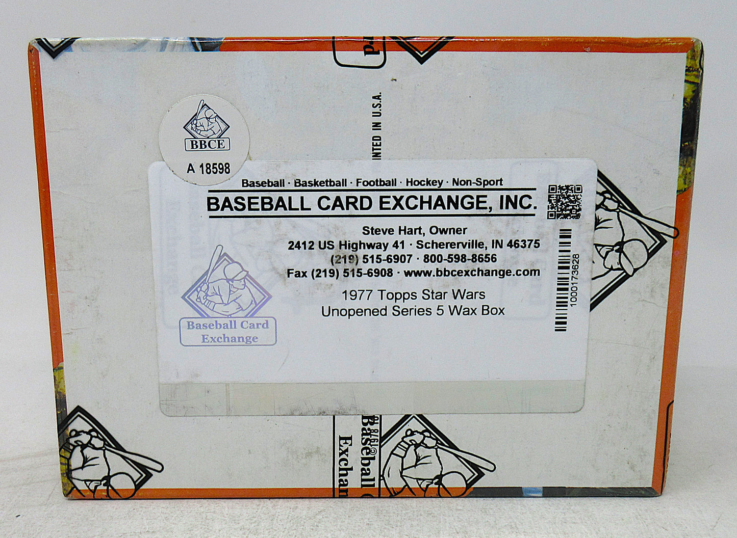 1977 Topps Star Wars Unopened Series 5 Wax Box (BBCE) (A18598)