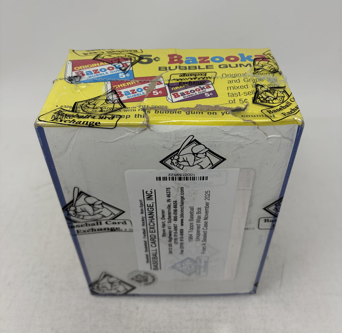 1984 Topps Baseball Unopened Wax Box (FASC) (Read)