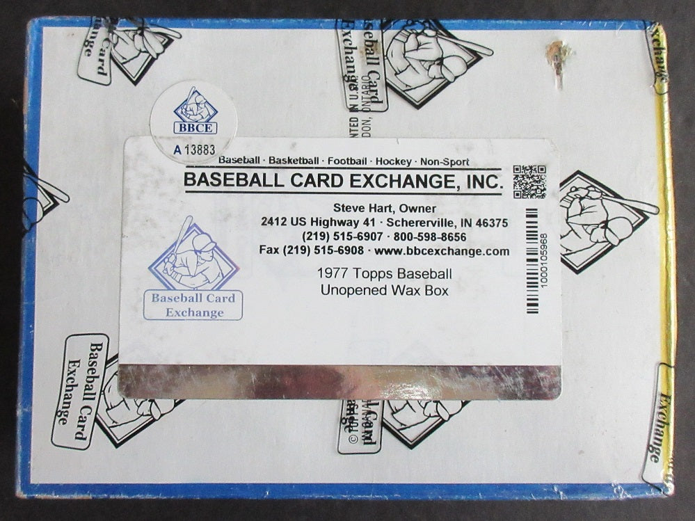 1977 Topps Baseball Unopened Wax Box (BBCE) (A13883)