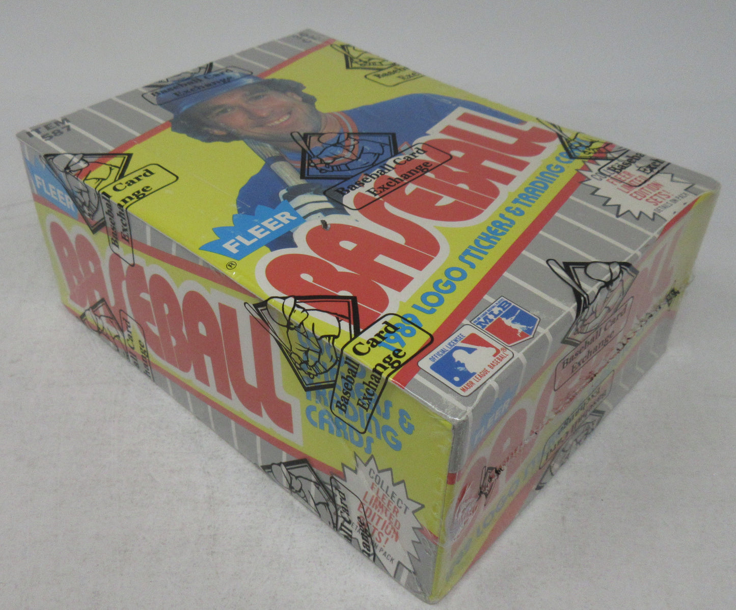 1989 Fleer Baseball Unopened Wax Box (FASC) (Code 91072)