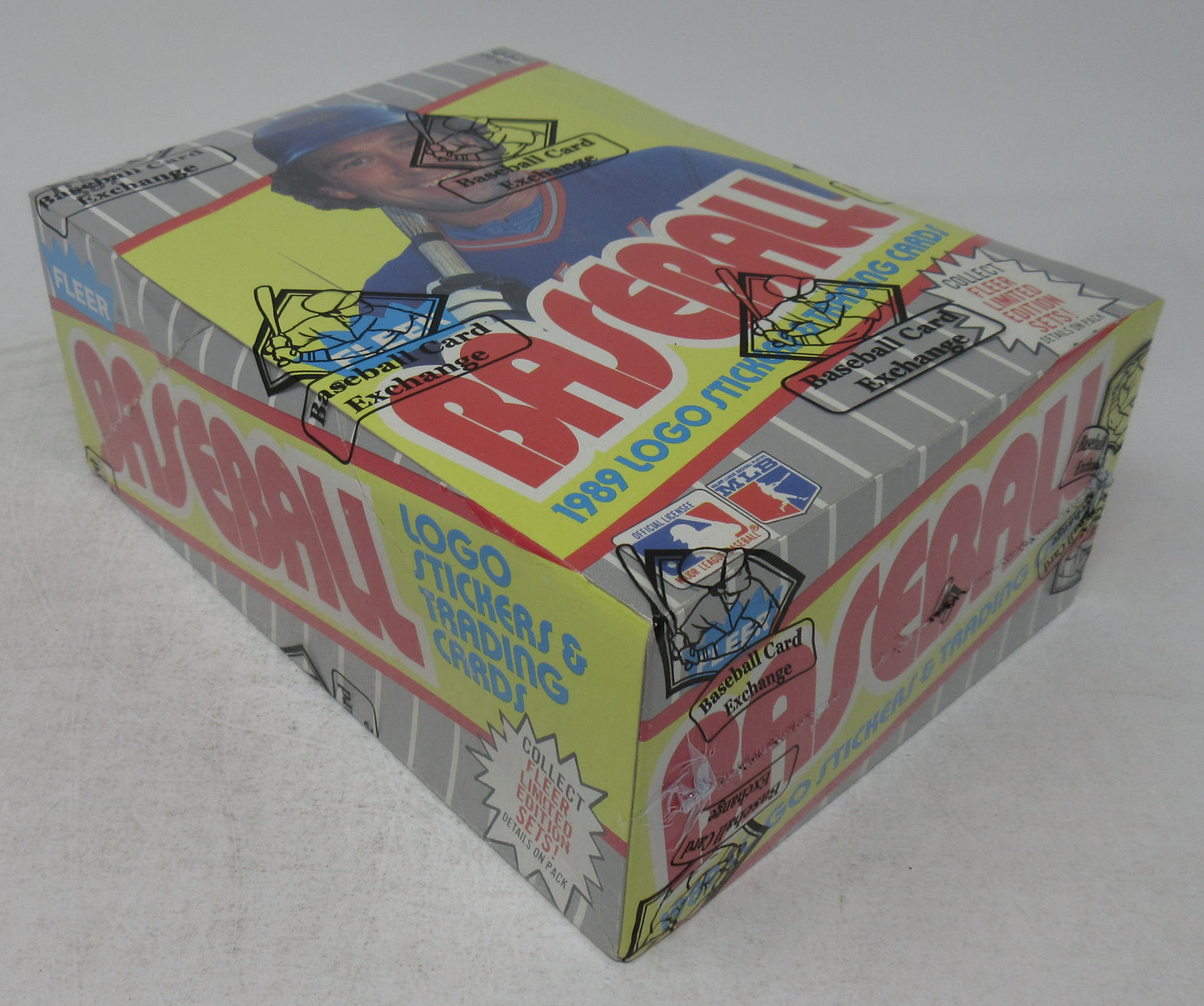 1989 Fleer Baseball Unopened Wax Box (FASC) (Code 83421)