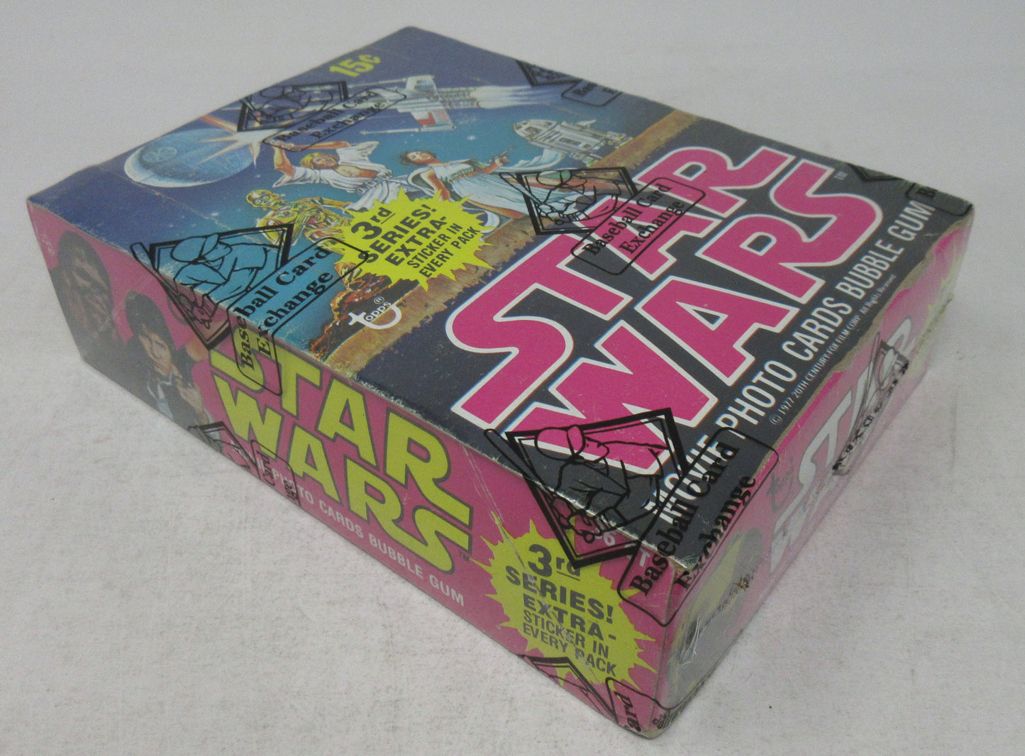 1977 Topps Star Wars Unopened Series 3 Wax Box (BBCE) (A18990)