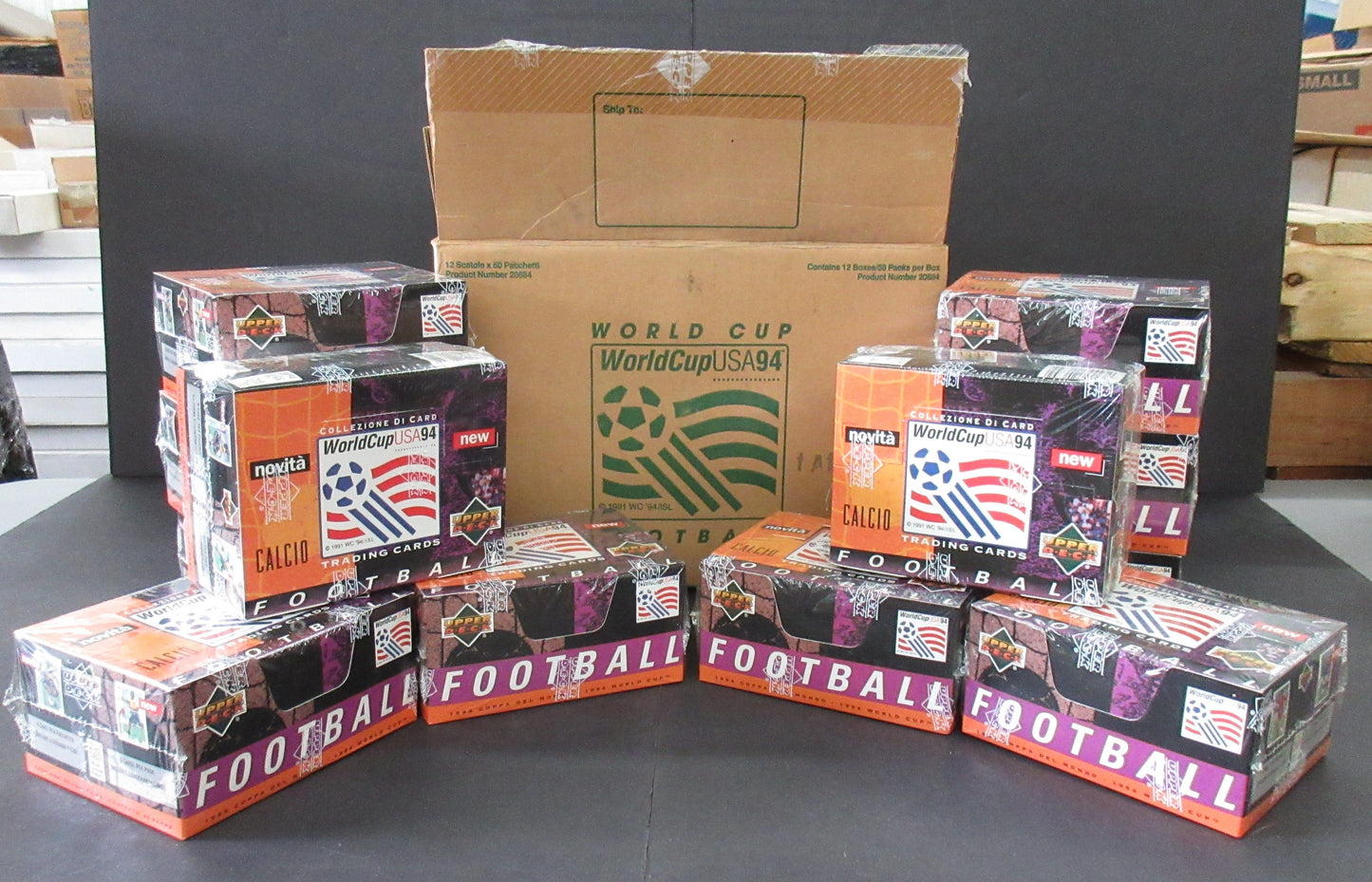 1994 Upper Deck World Cup Soccer Case (Italy) (12 Box)