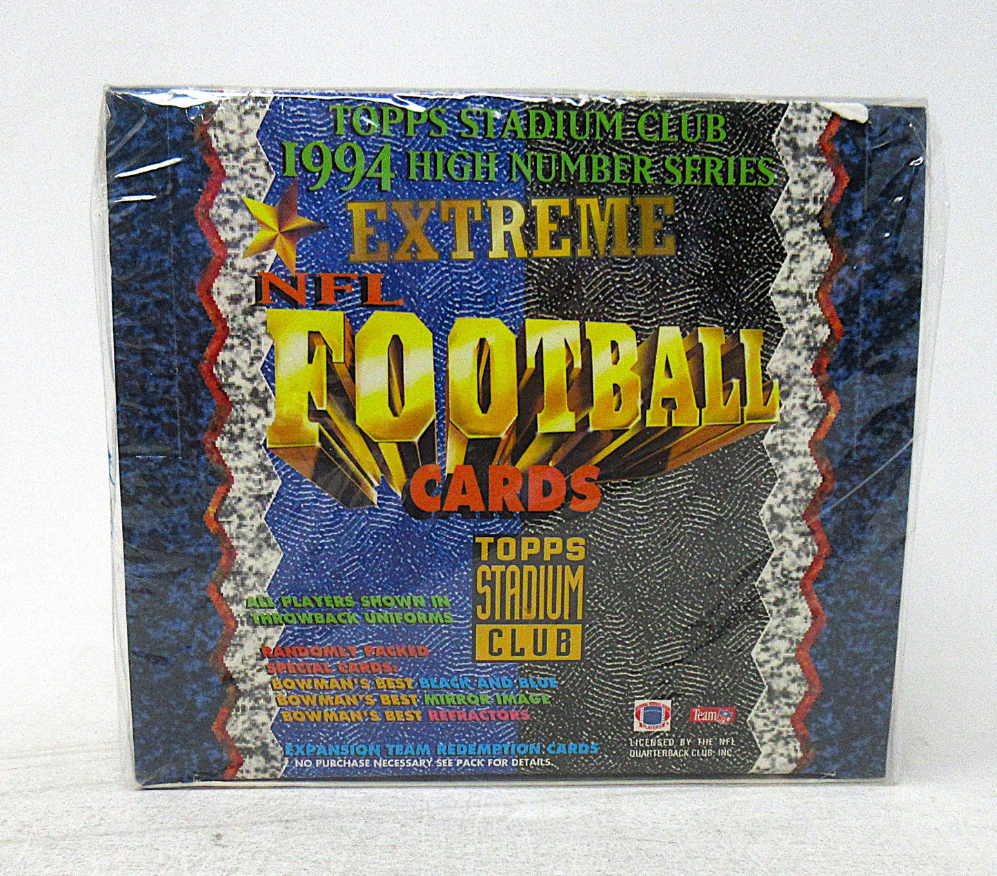 1994 Topps Stadium Club Football High Number Series Box (40/) (Retail)