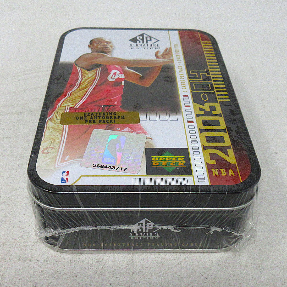 2003/04 Upper Deck SP Signature Edition Basketball Box (Tin) (Hobby) (LeBron/Gold)