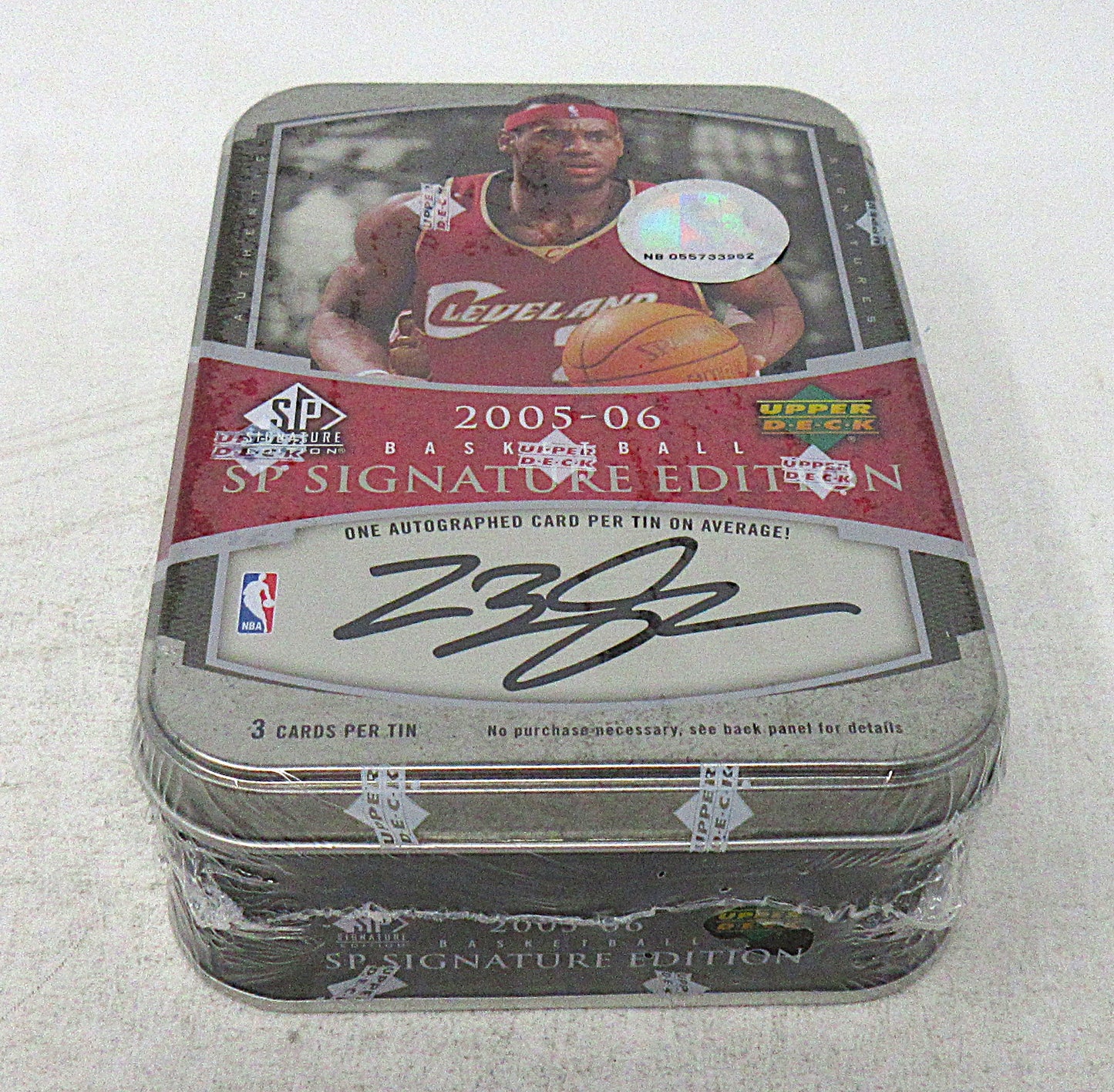 2005/06 Upper Deck SP Signature Edition Basketball Box (Tin) (Hobby) (Lebron) (27872)