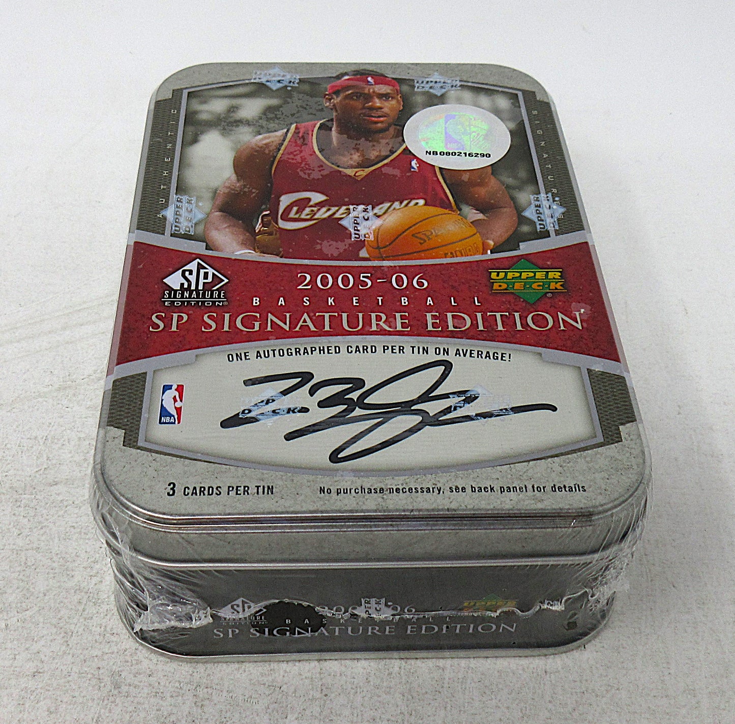 2005/06 Upper Deck SP Signature Edition Basketball Box (Tin) (Hobby) (Lebron) (27873)