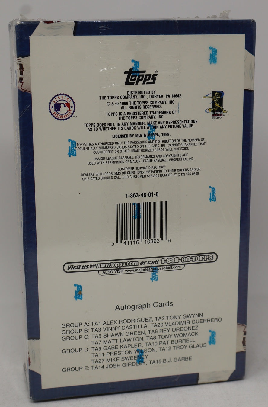 2000 Topps Baseball Series 1 Box (Hobby) (36/11)