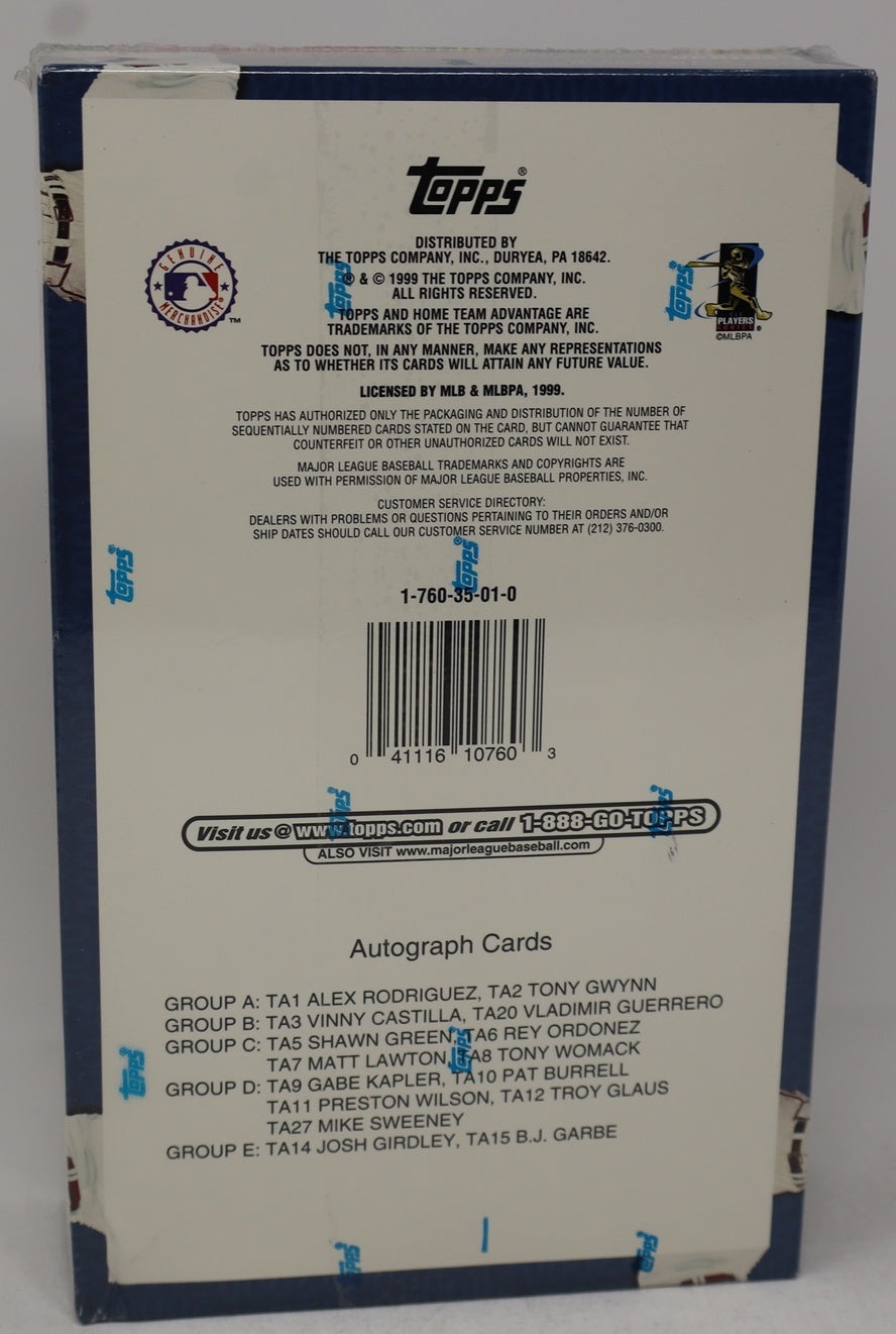 2000 Topps Baseball Series 1 Jumbo Box (HTA) (12/40)