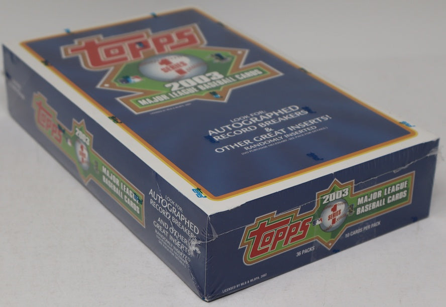 2003 Topps Baseball Series 1 Box (Retail) (36/10)