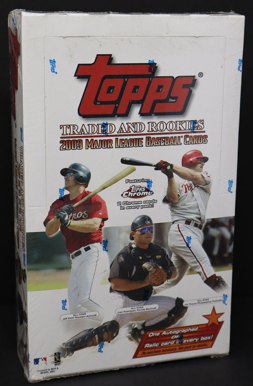 2003 Topps Baseball Traded And Rookies Box (Hobby) (24/10)