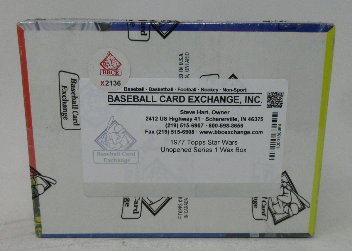 1977 Topps Star Wars Unopened Series 1 Wax Box (BBCE) (X2136)