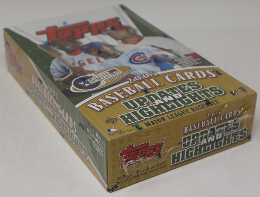 2005 Topps Baseball Updates and Highlights Box (Hobby) (36/10)