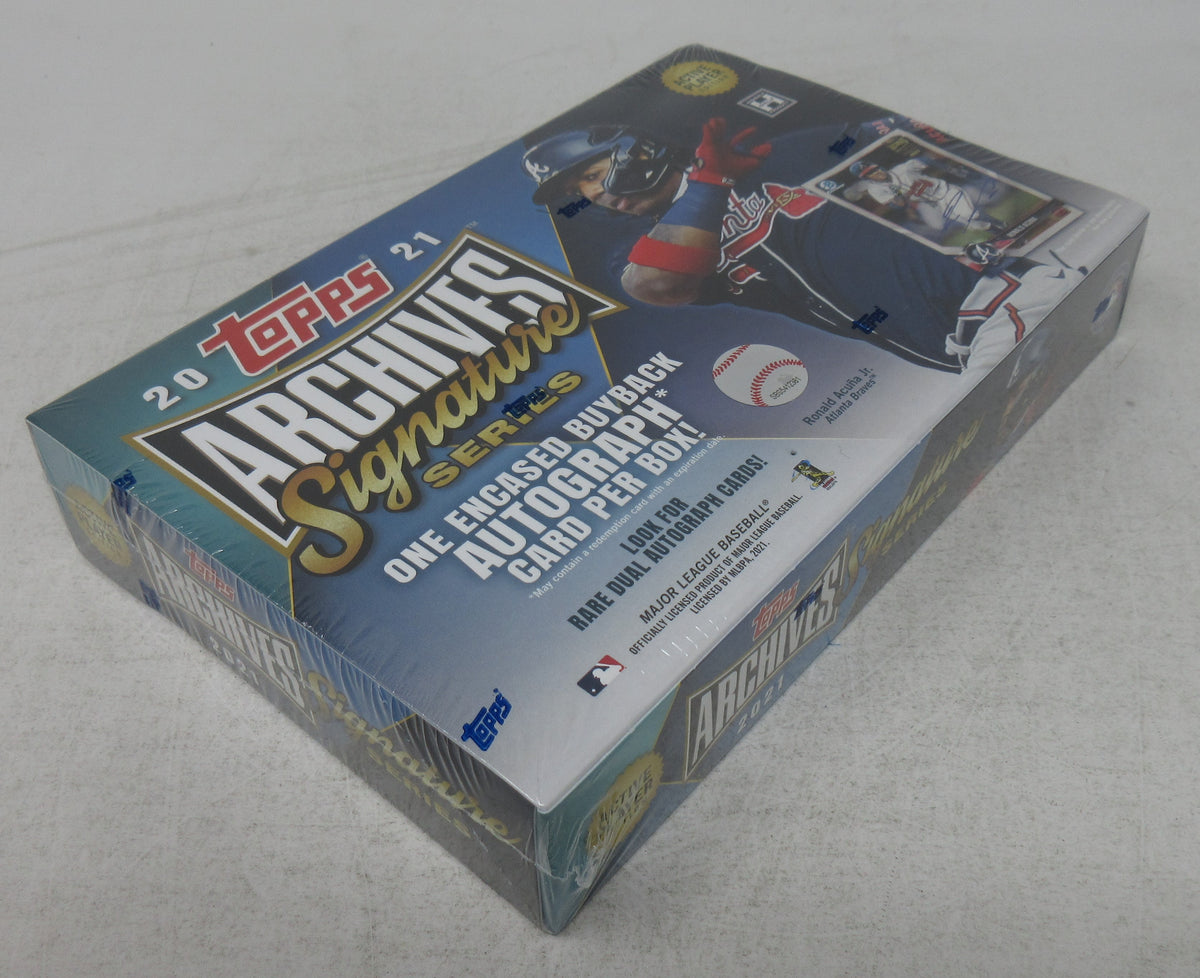 2021 Topps Archives Signature Series Baseball Box (Active Player) (Hobby)