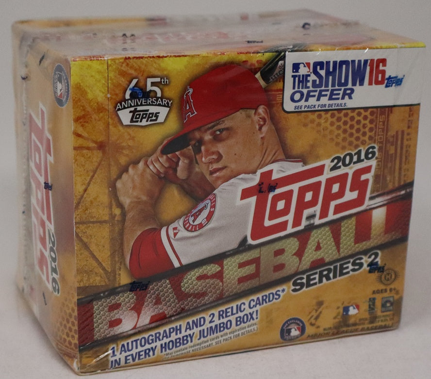2016 Topps Baseball Series 2 Jumbo Box (Hobby) (10/50)